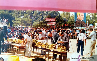 Karabedirler tütün festivali