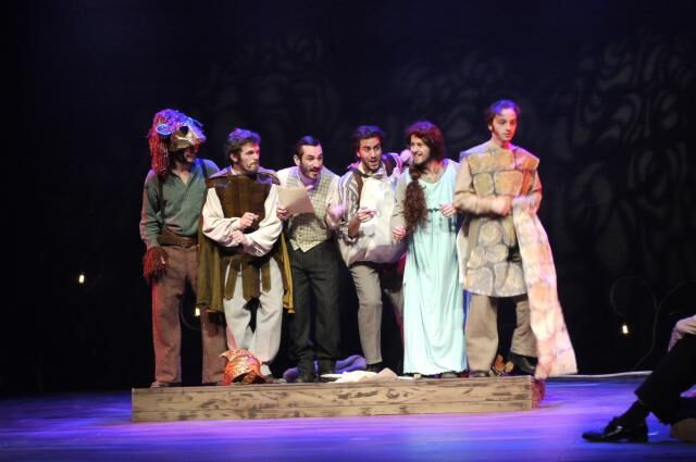 Play within the play curtain call