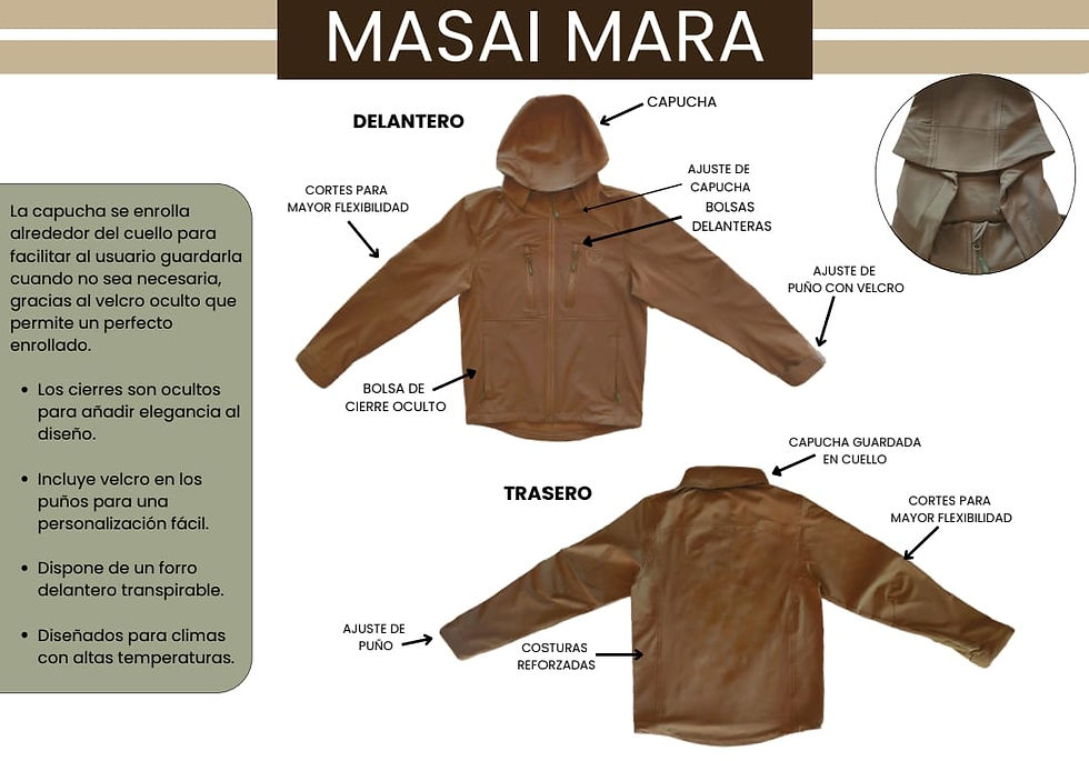 Miniatura: CHAMARRA MASAI MARA