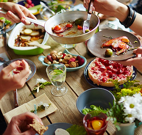 Comer una comida