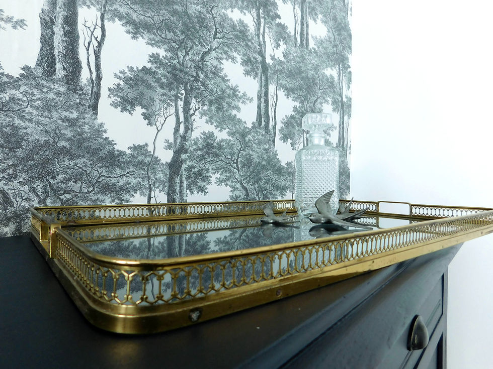Miniature : plateau vintage maison baguès