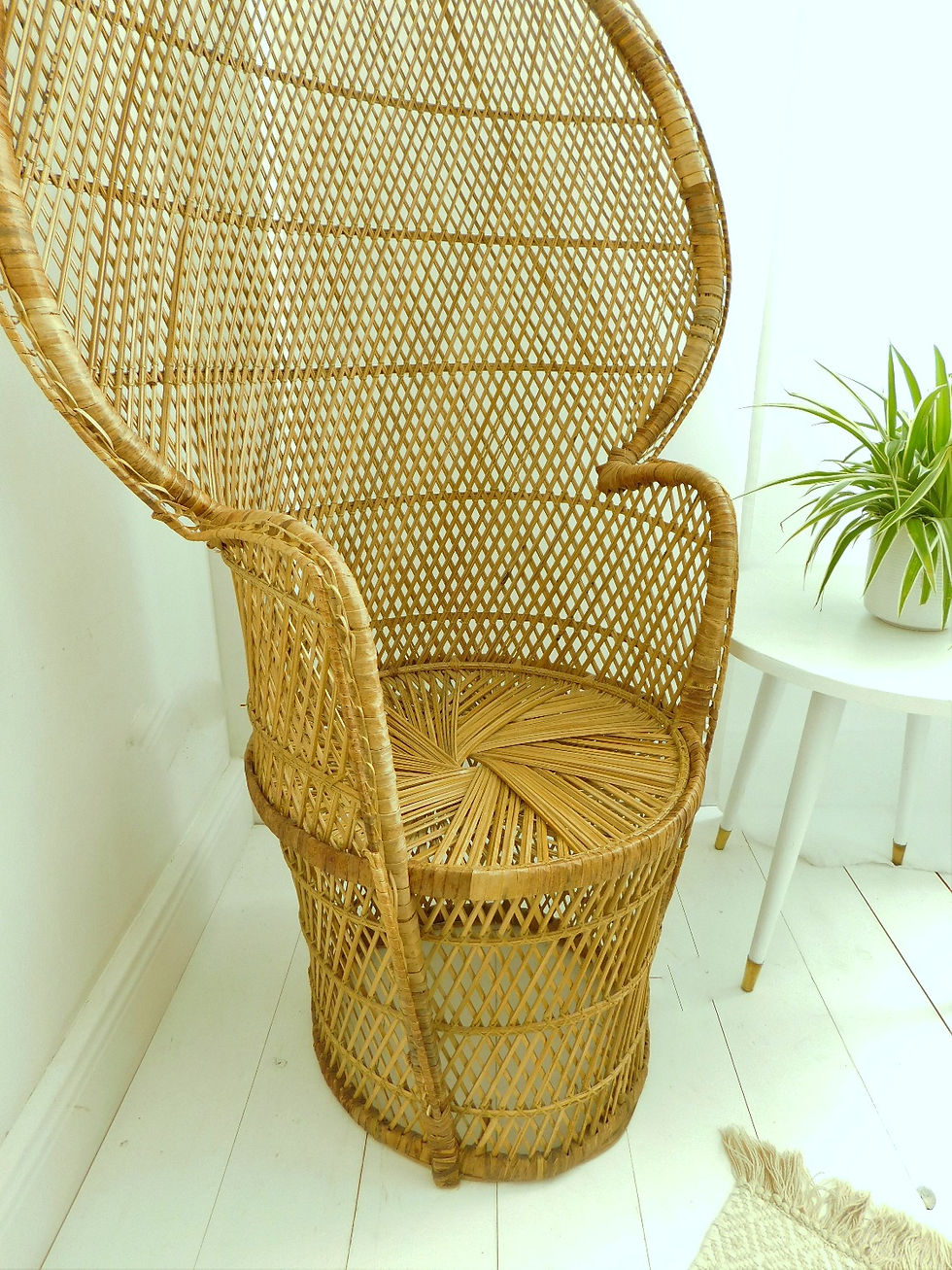 Miniature : Fauteuil "Emmanuelle" en rotin