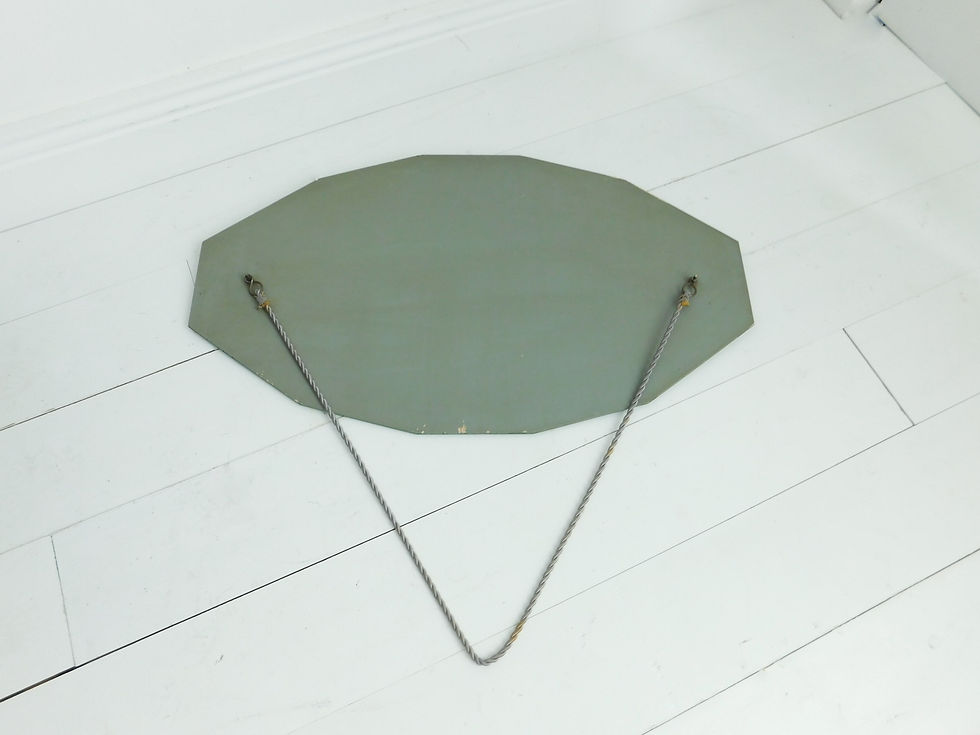 Miniature : Miroir Art Deco biseauté octogonal