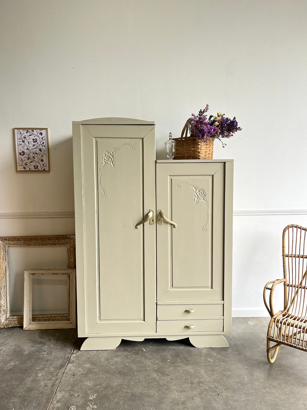 Miniature : Armoire asymétrique Art Déco 