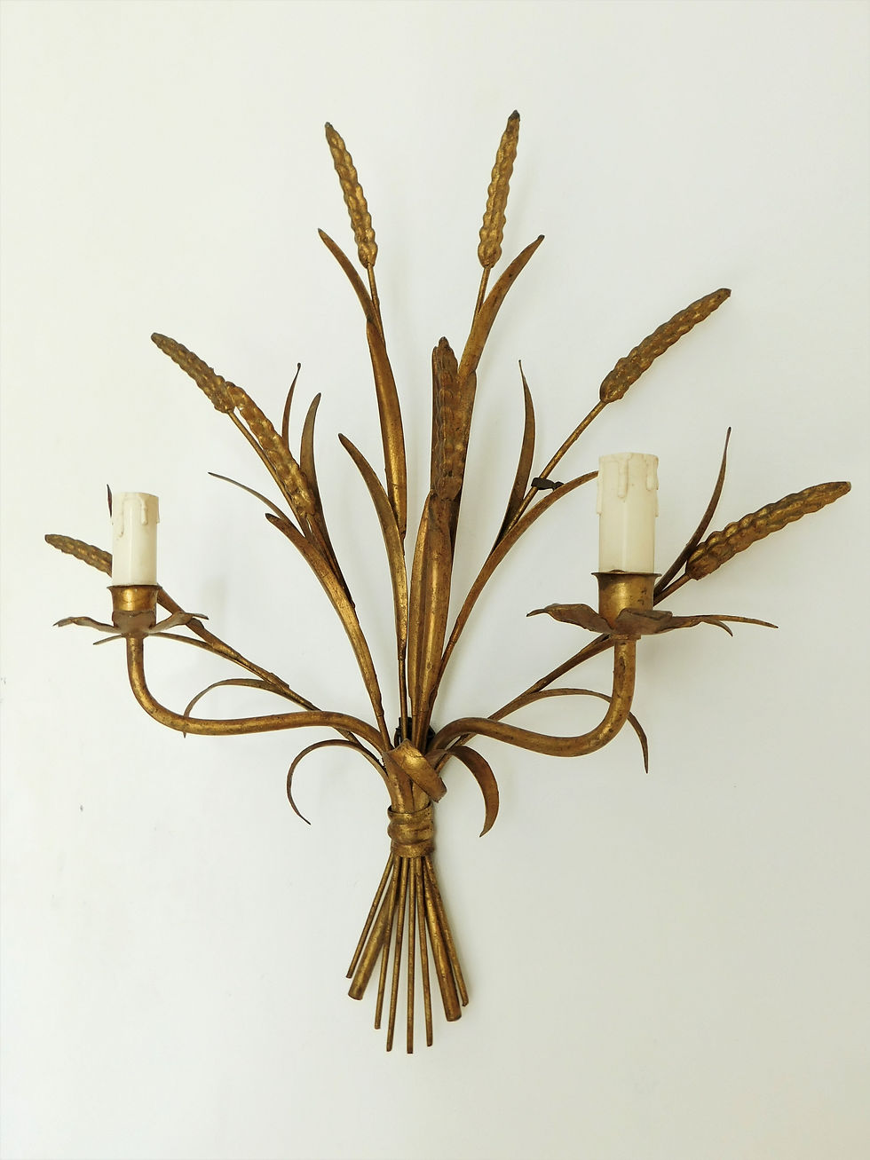 Miniature : Applique "épis de blé" doré à l'Or fin, Italy