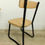 Miniature : Chaise d'école de style industriel