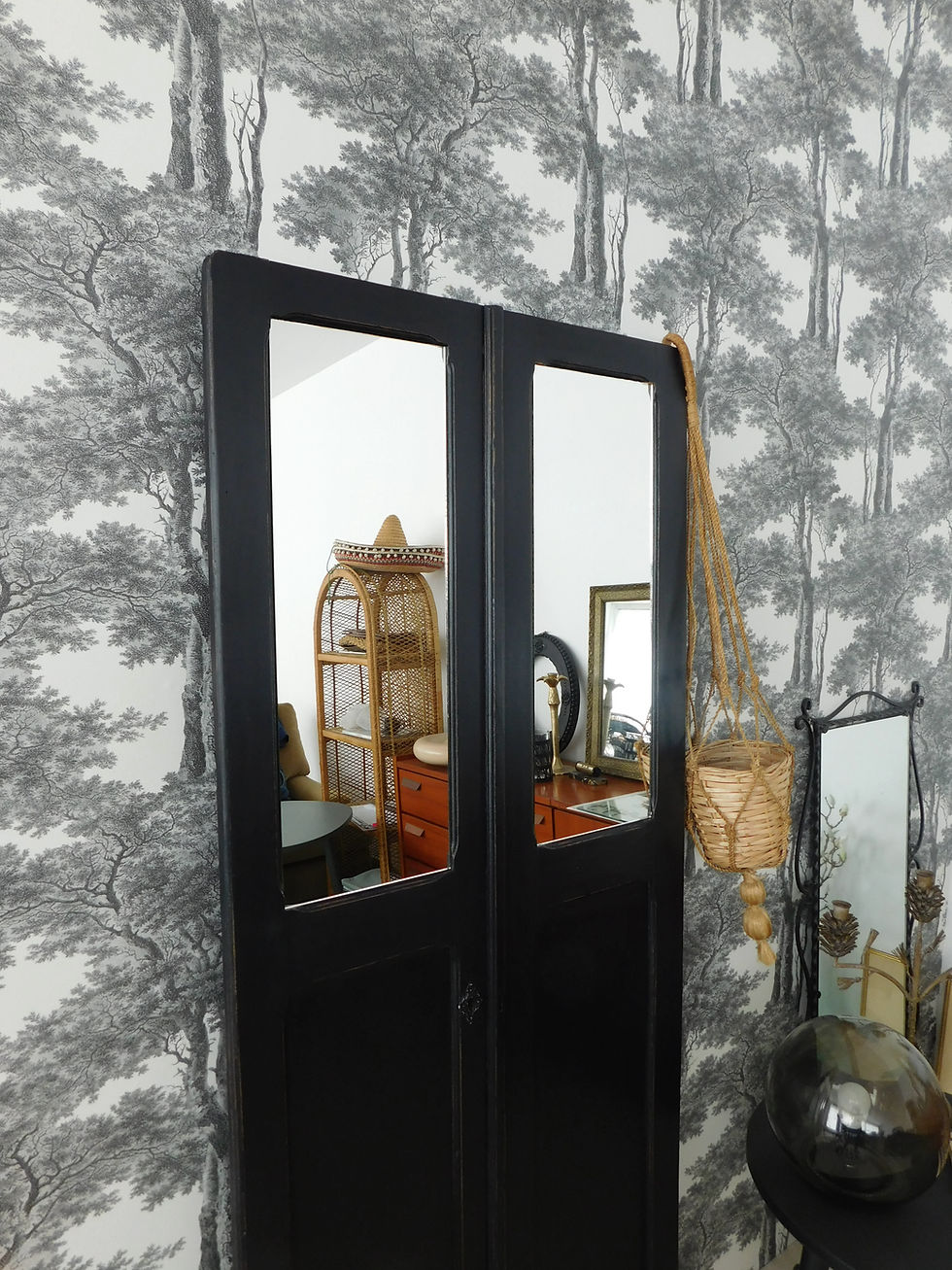 Miniature : Portes miroir trompe l'oeil