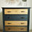 Miniature : Commode Empire, 3 tons de bois, Off Black de Farrow&Ball