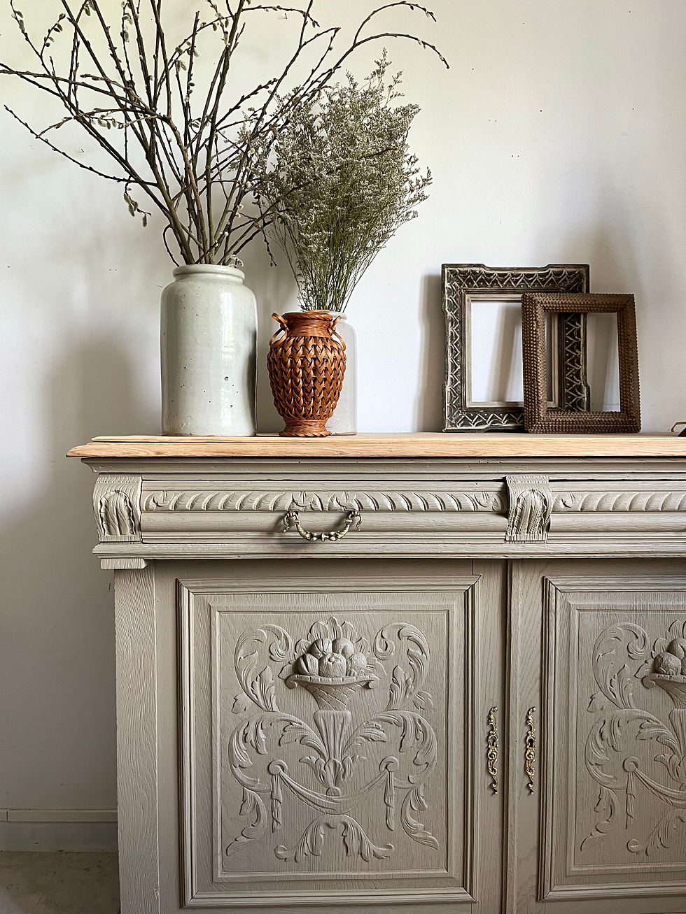 Miniature : Buffet de style coloris fauve 