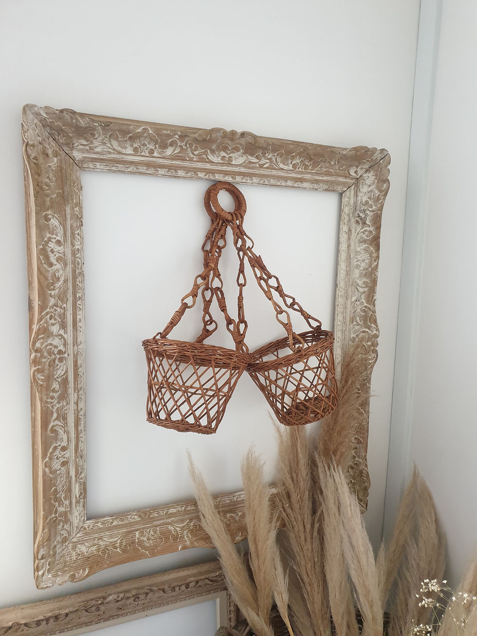 Miniature : Panier à suspendre en osier