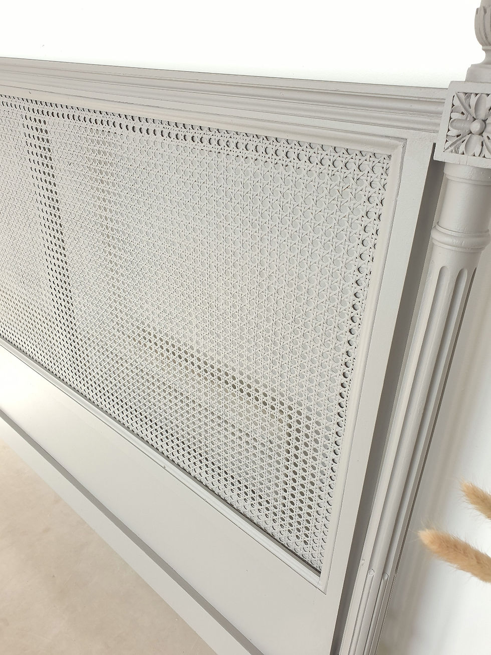 Miniature : Tête de lit vintage en cannage