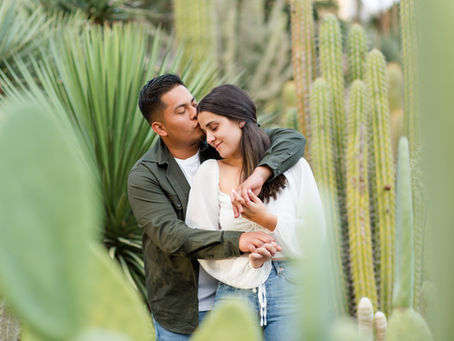 CACTUS GARDEN ENGAGEMENT SESSION | Arizona Cactus Garden | Bay Area Photographer