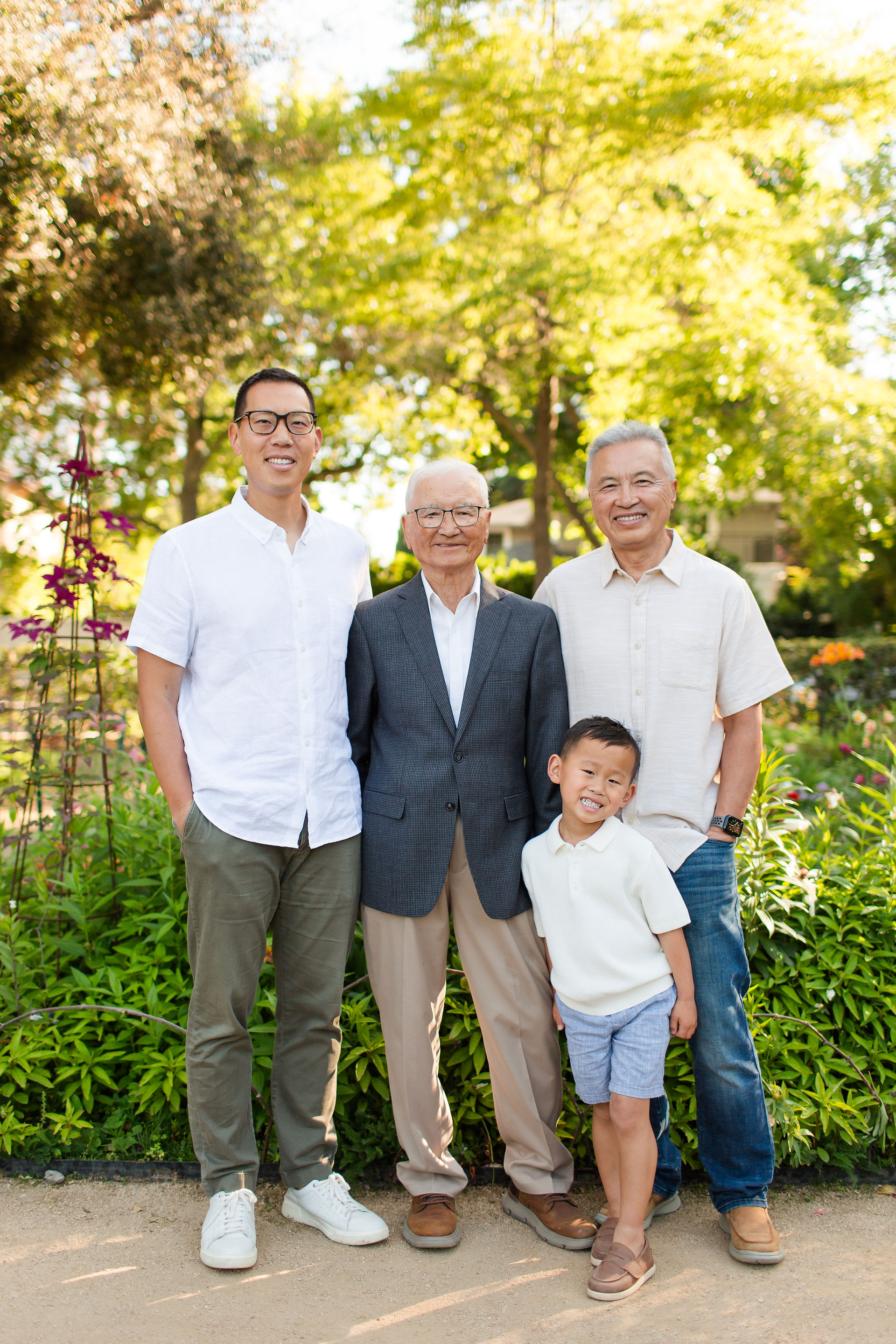 Spring Legacy Family Session by HKCreate Bay Area Photographers at Elizabeth Gamble Garden in Palo Alto