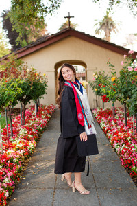 Santa Clara University Grad Photoshoot by Bay Area Photographers HKCreate