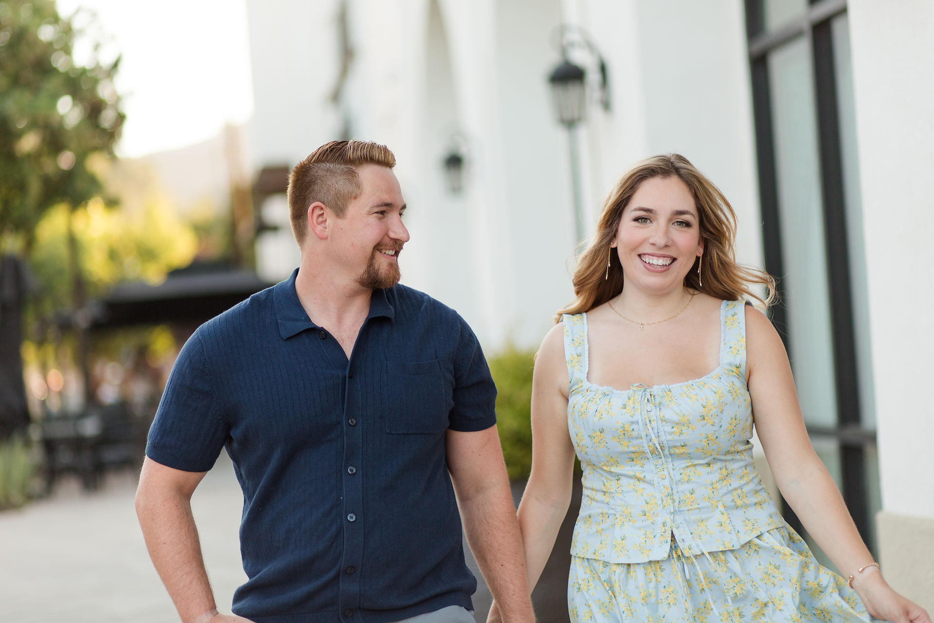 hkcreate bay area photography san jose photographers joyful light and airy cute couple downtown morgan hill california photoshoot anniversary blue outfits funny happy sweet couple urban photoshoot