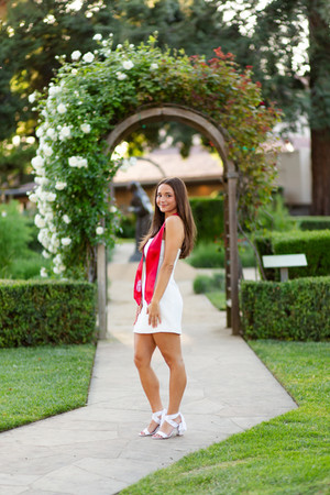 hkcreate bay area photography san jose photographers northern california santa clara university graduation group photos friends sorority sisters photoshoot college fun laughter white dresses joyful candid light and airy photography rose garden