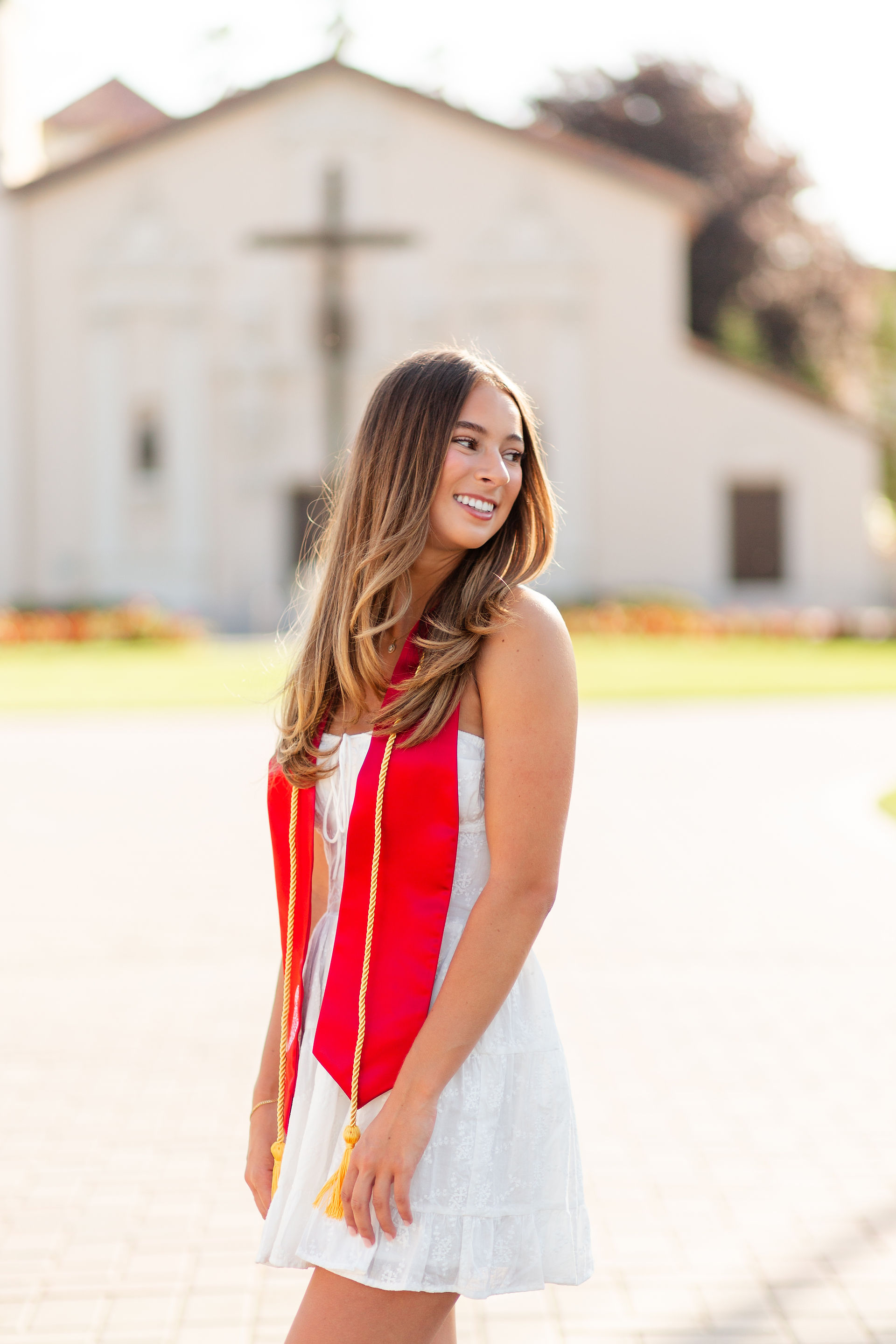 hkcreate bay area photography san jose photographers northern california santa clara university graduation group photos friends sorority sisters photoshoot college fun laughter white dresses joyful candid light and airy photography