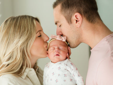 Sweet Baby Girl Lifestyle Newborn Session | HK Create Bay Area Photographers