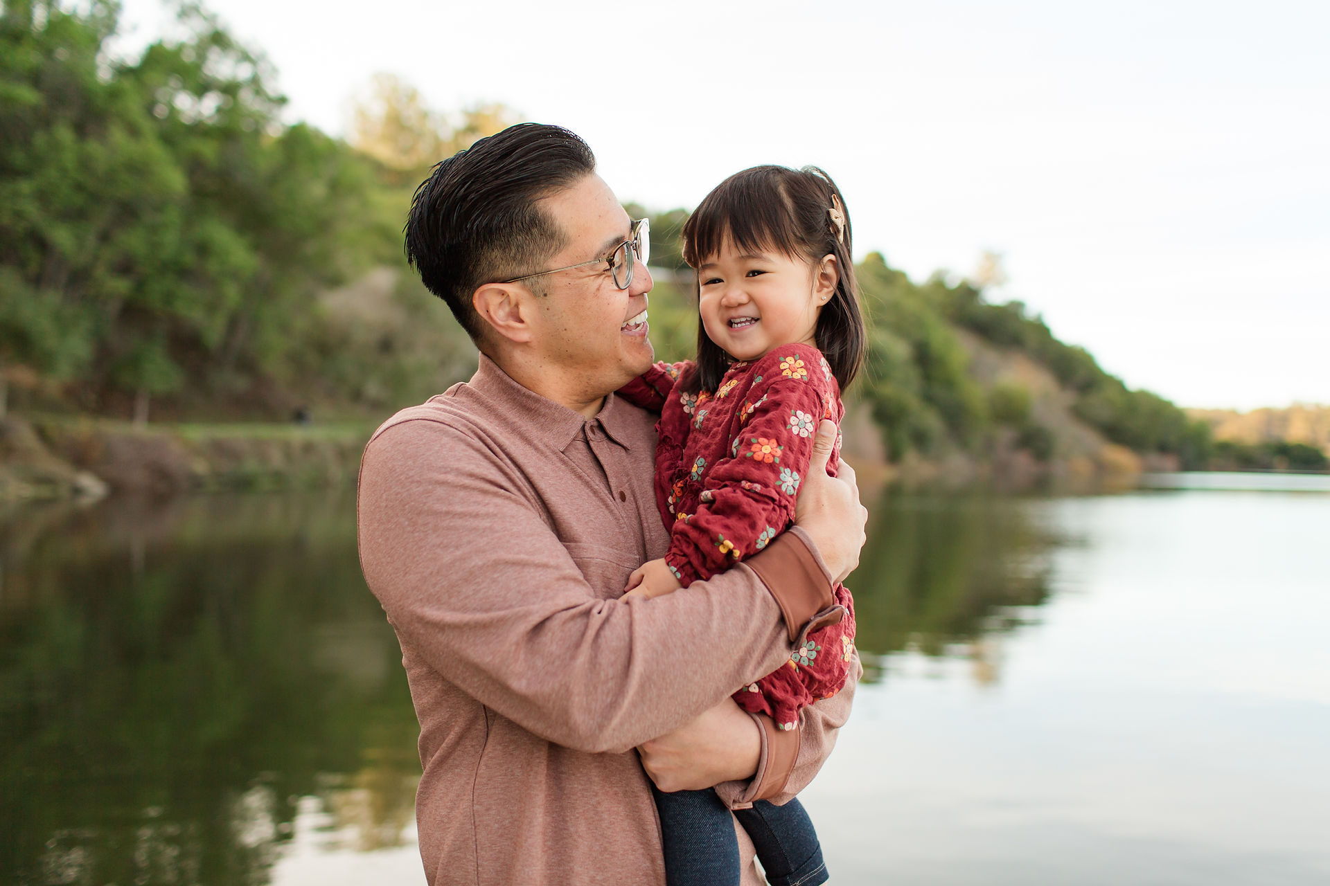 hkcreate bay area photography san jose photographers fall family legacy photoshoot photo session burgundy navy blue coral outfits joyful playful cute fun light and airy photography laughter lake chabot castro valley northern california