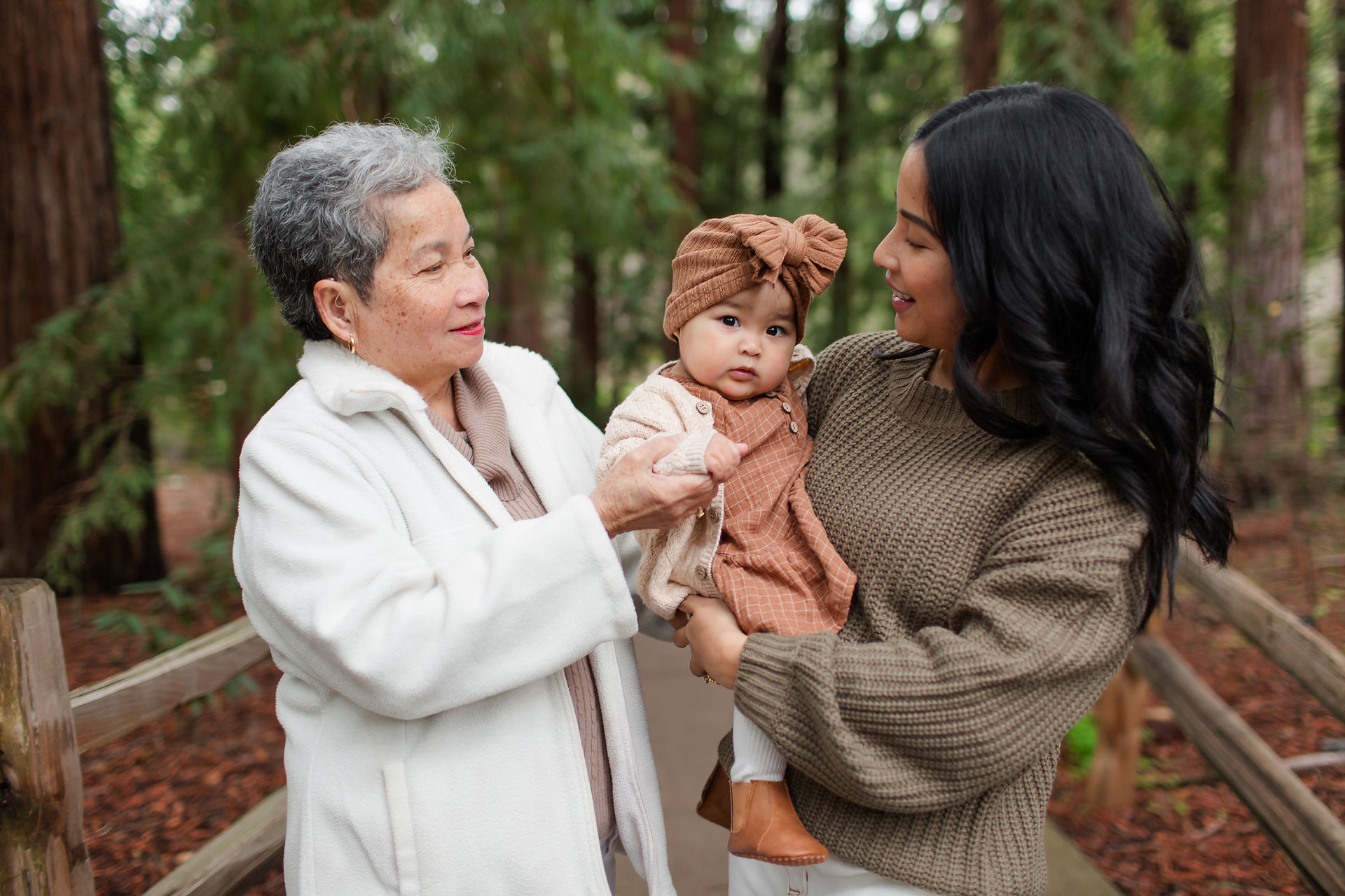 hkcreate bay area photography joyful light and airy san jose photographers northern california photoshoot legacy extended family neutral outfit ideas sweaters three generations photo
