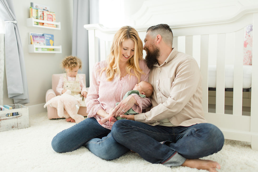 hkcreate hk create photography bay area photographers san jose photographers pink sage green nursery family session outfits indoor newborn photoshoot baby girl joyful lifestyle light and airy