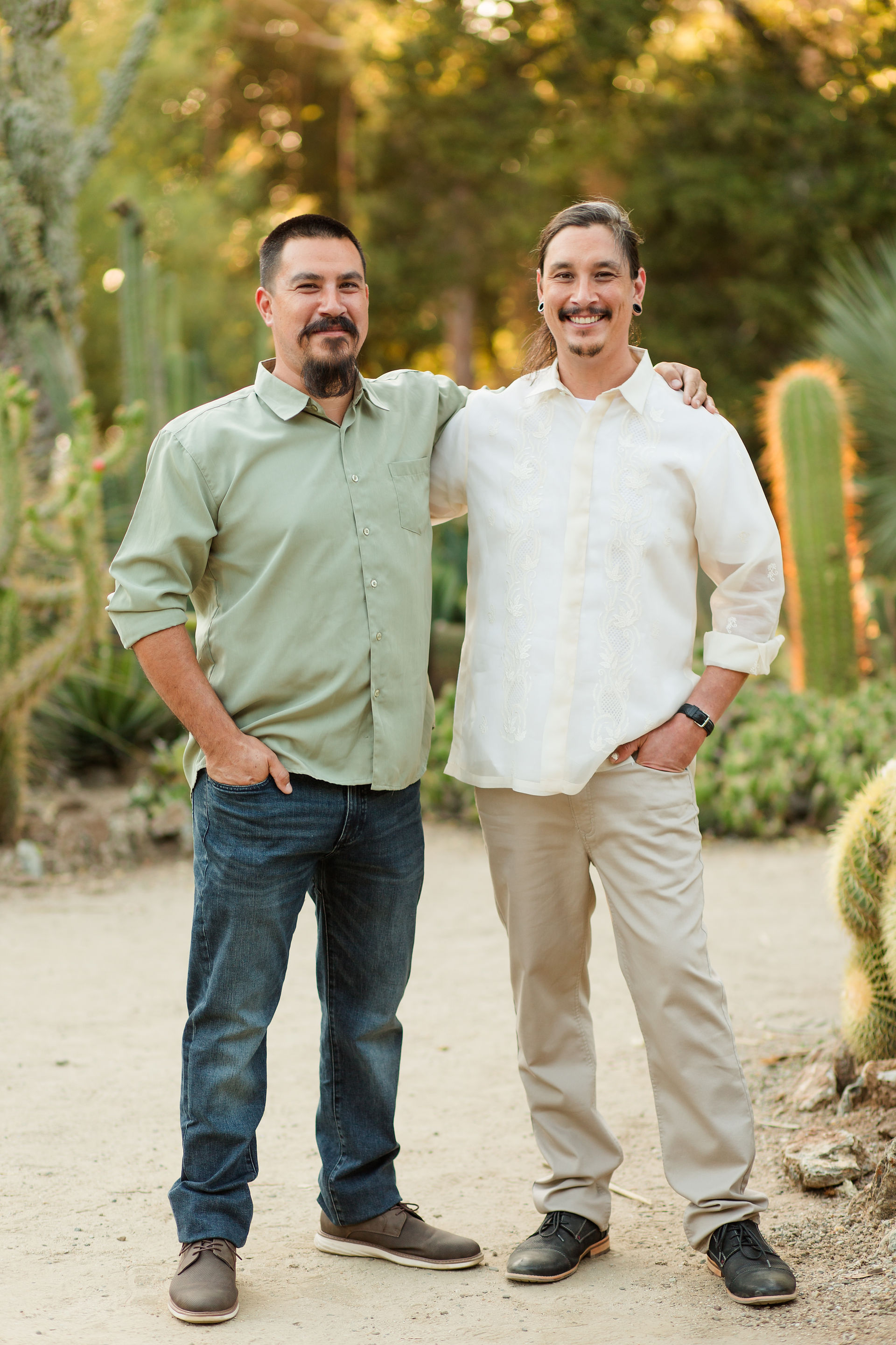 hkcreate bay area photography san jose photographers arizona cactus garden stanford palo alto family legacy session photoshoot joyful happy laughter laughing rust blue and sage color scheme golden hour ohana light and airy summer brothers
