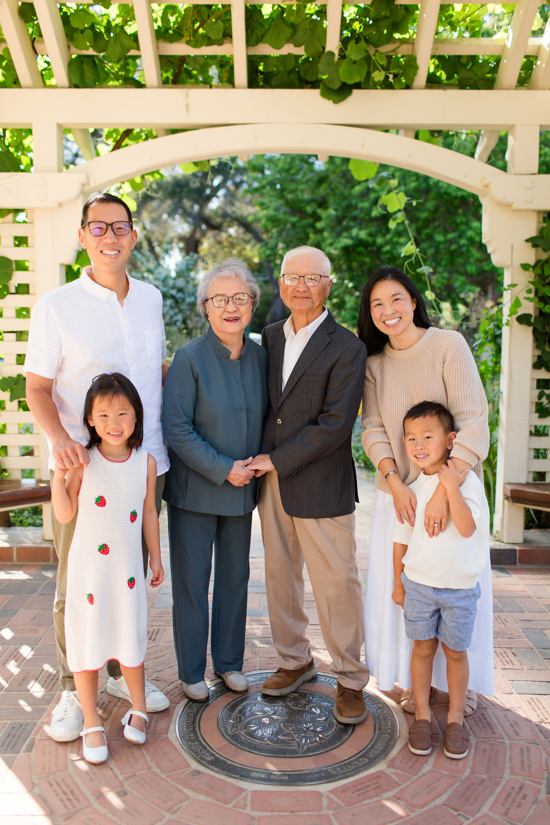 Spring Legacy Family Session by HKCreate Bay Area Photographers at Elizabeth Gamble Garden in Palo Alto