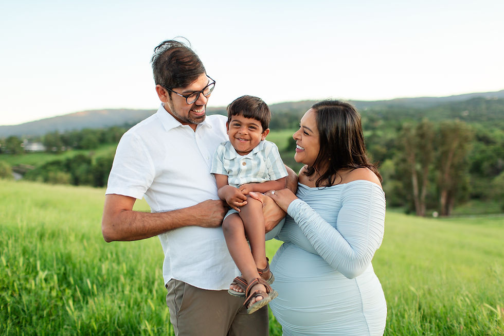 Spring Family Maternity Photoshoot at Pearson-Arastradero Preserve, Palo Alto by HKCreate Bay Area Photographers