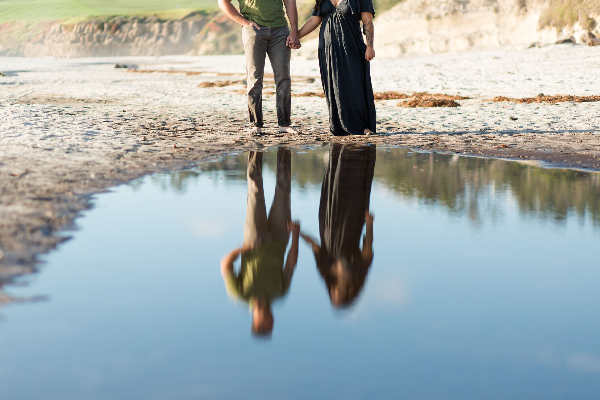 hkcreate hk create photography bay area photographers san jose photographer carmel beach by the sea engagement session couple joyful candid light and airy romantic beach