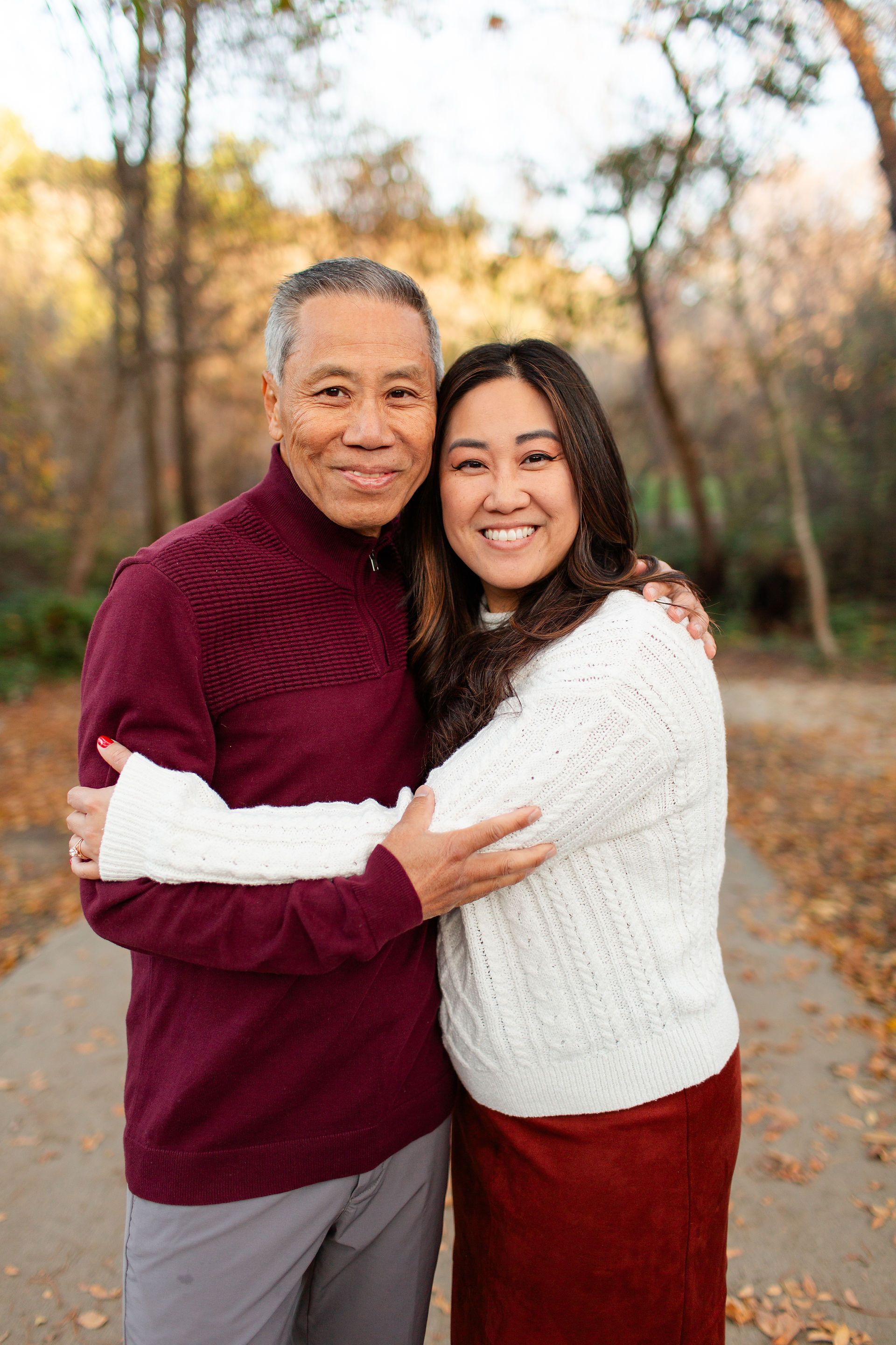hkcreate bay area photography san jose photographers fall family legacy photoshoot photo session burgundy navy blue coral outfits joyful playful cute fun light and airy photography laughter lake chabot castro valley northern california