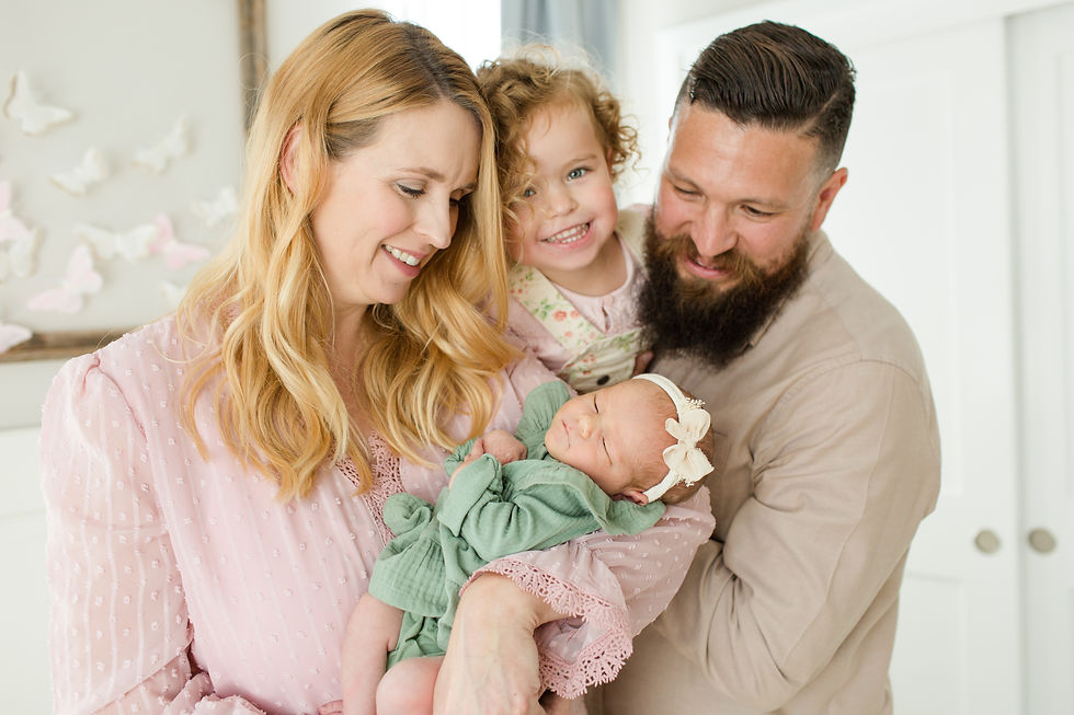 hkcreate hk create photography bay area photographers san jose photographers pink sage green nursery family session outfits indoor newborn photoshoot baby girl joyful lifestyle light and airy