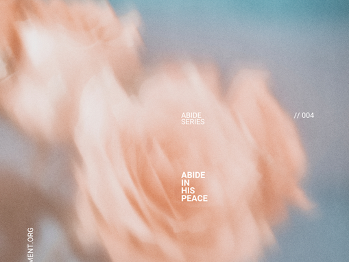 ABIDE: in His Peace
