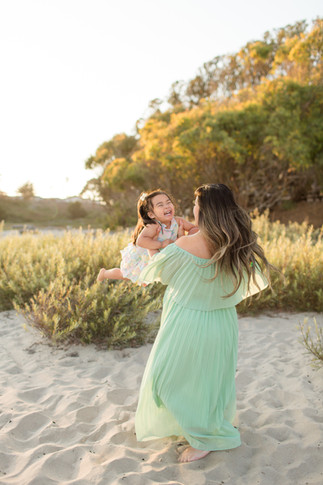 Natural Bridges State Beach, Santa Cruz Family of three photoshoot by HKCreate Bay Area Photographers