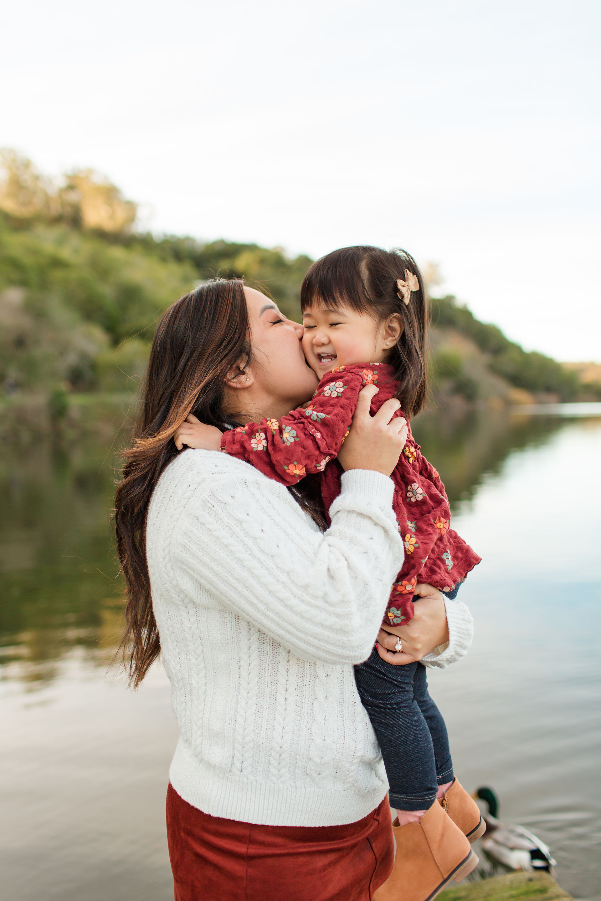 hkcreate bay area photography san jose photographers fall family legacy photoshoot photo session burgundy navy blue coral outfits joyful playful cute fun light and airy photography laughter lake chabot castro valley northern california