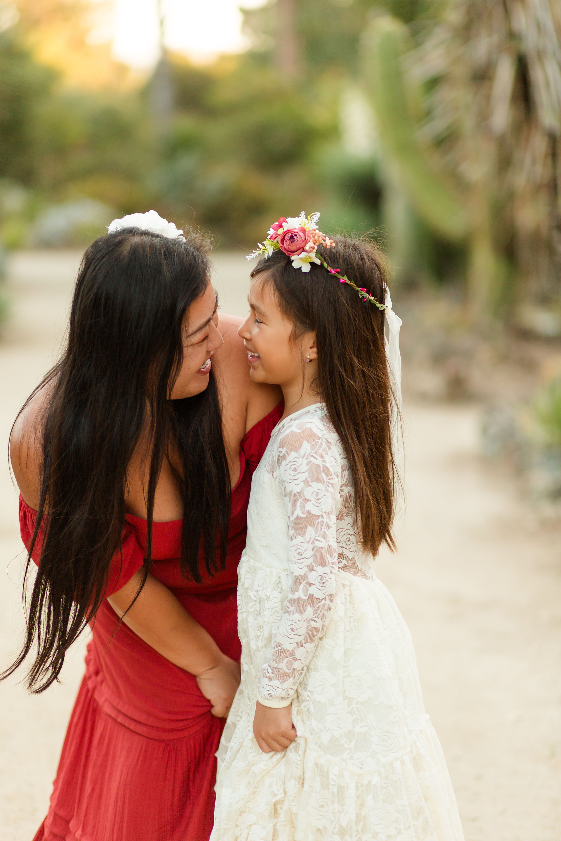 hkcreate bay area photography san jose photographers arizona cactus garden stanford palo alto family legacy session photoshoot joyful happy laughter laughing rust blue and sage color scheme golden hour ohana light and airy summer