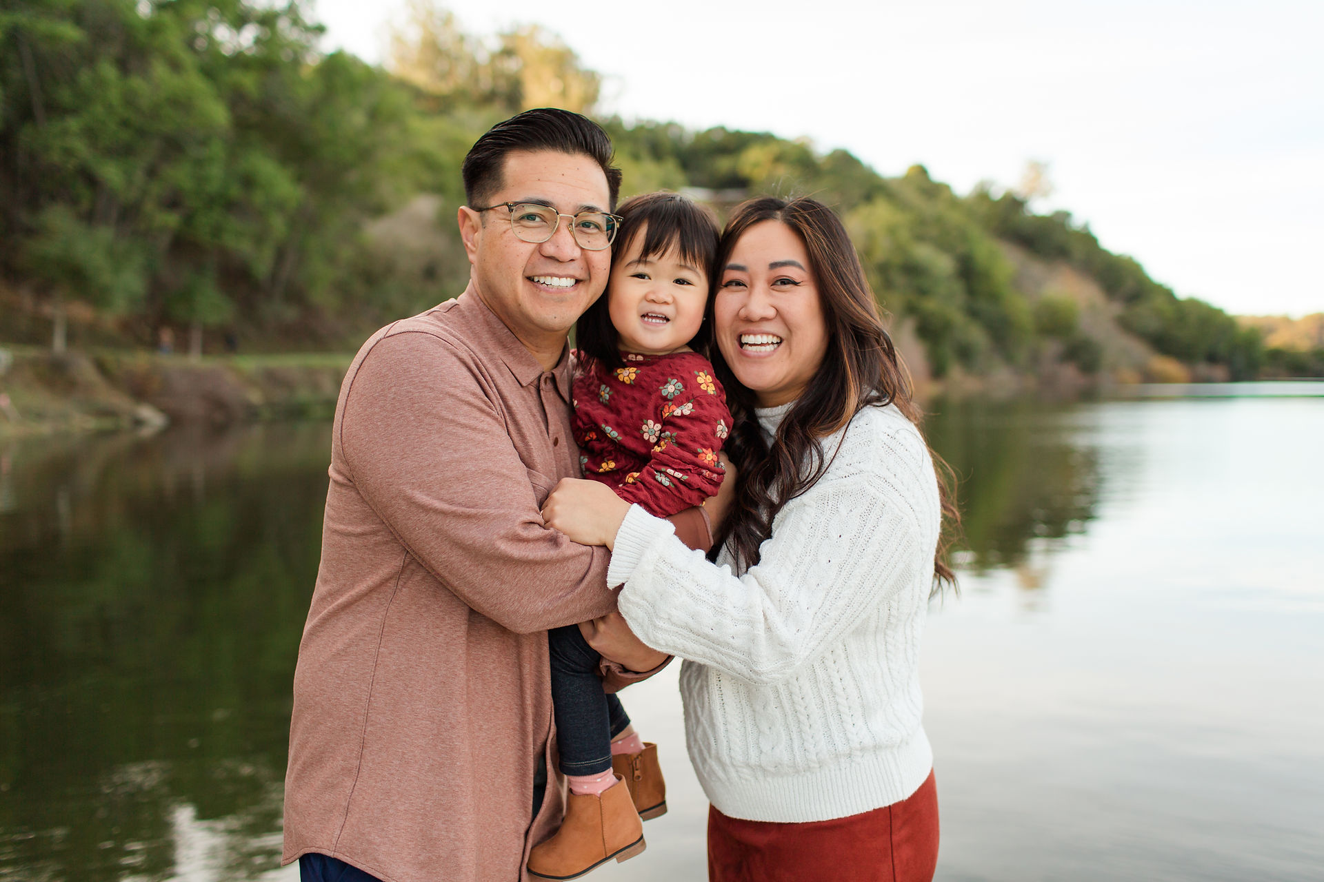 hkcreate bay area photography san jose photographers fall family legacy photoshoot photo session burgundy navy blue coral outfits joyful playful cute fun light and airy photography laughter lake chabot castro valley northern california