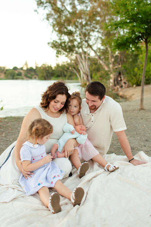 Summer Outdoor Newborn Photoshoot at Vasona Lake Park, Los Gatos by HKCreate Bay Area Photographers
