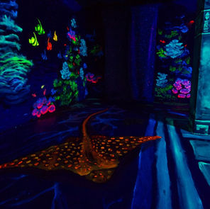 3D Schwarzlichtmalerei