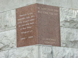 Lawrence Co Courthouse Cornerstone