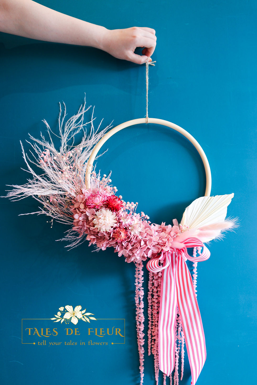 Thumbnail: Flower Wreath- Pink