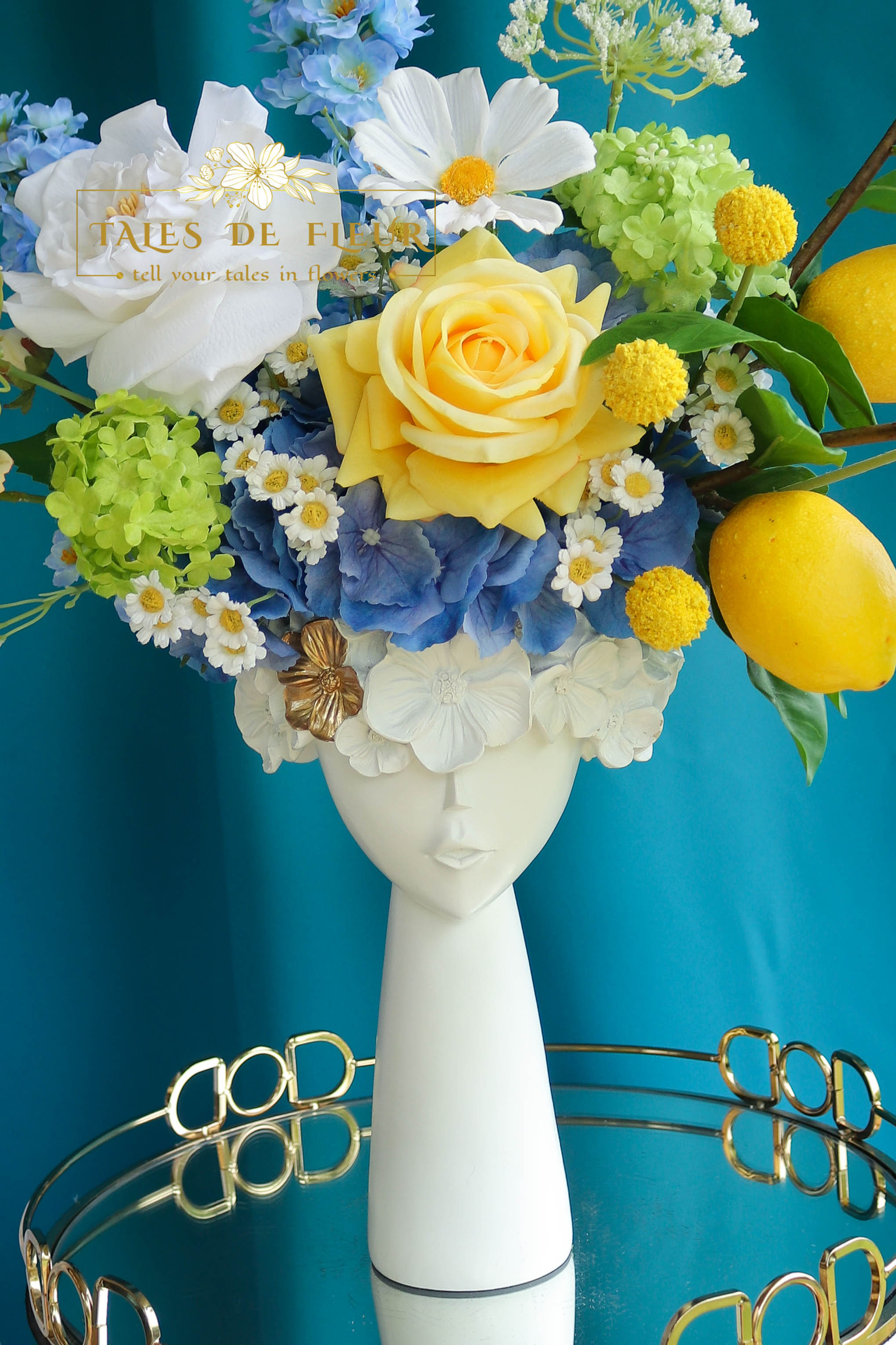 "Lady of Amalfi" _ Real-touch Rose / Faux Flowers