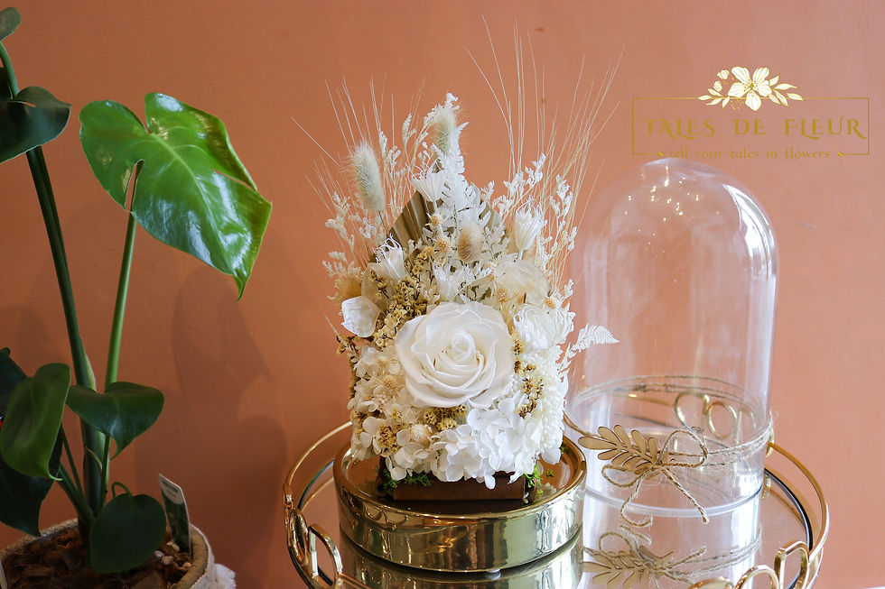 Thumbnail: "Timeless Rose Dome"- Preserved Flowers in Large Dome