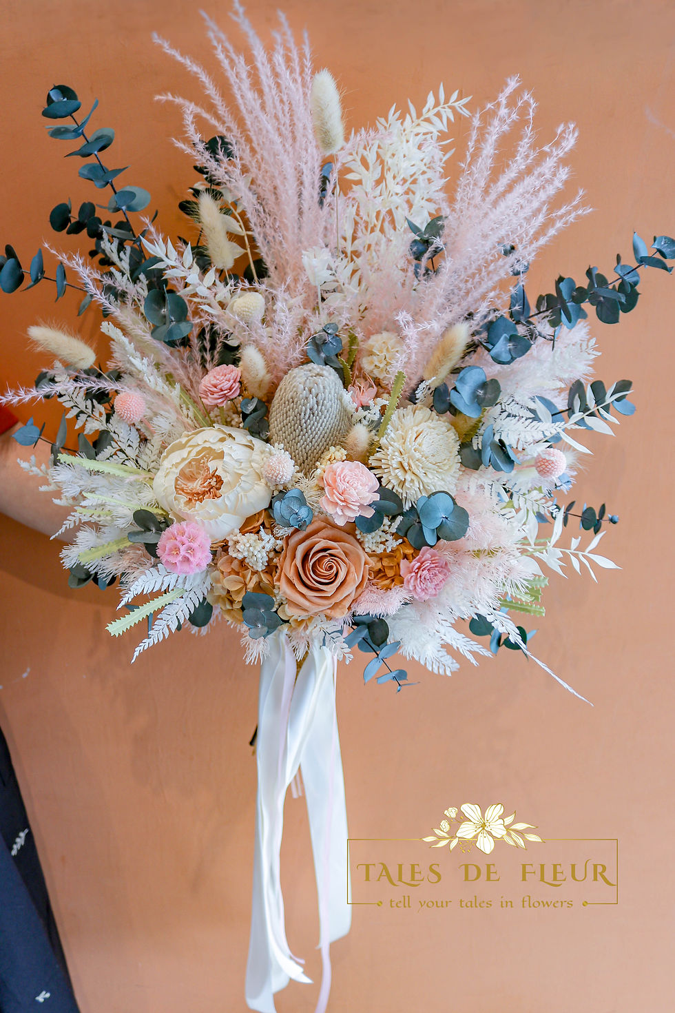 Thumbnail: Bridal Bouquet for Shannon 🧡- Premium Preserved/ Dried Flowers