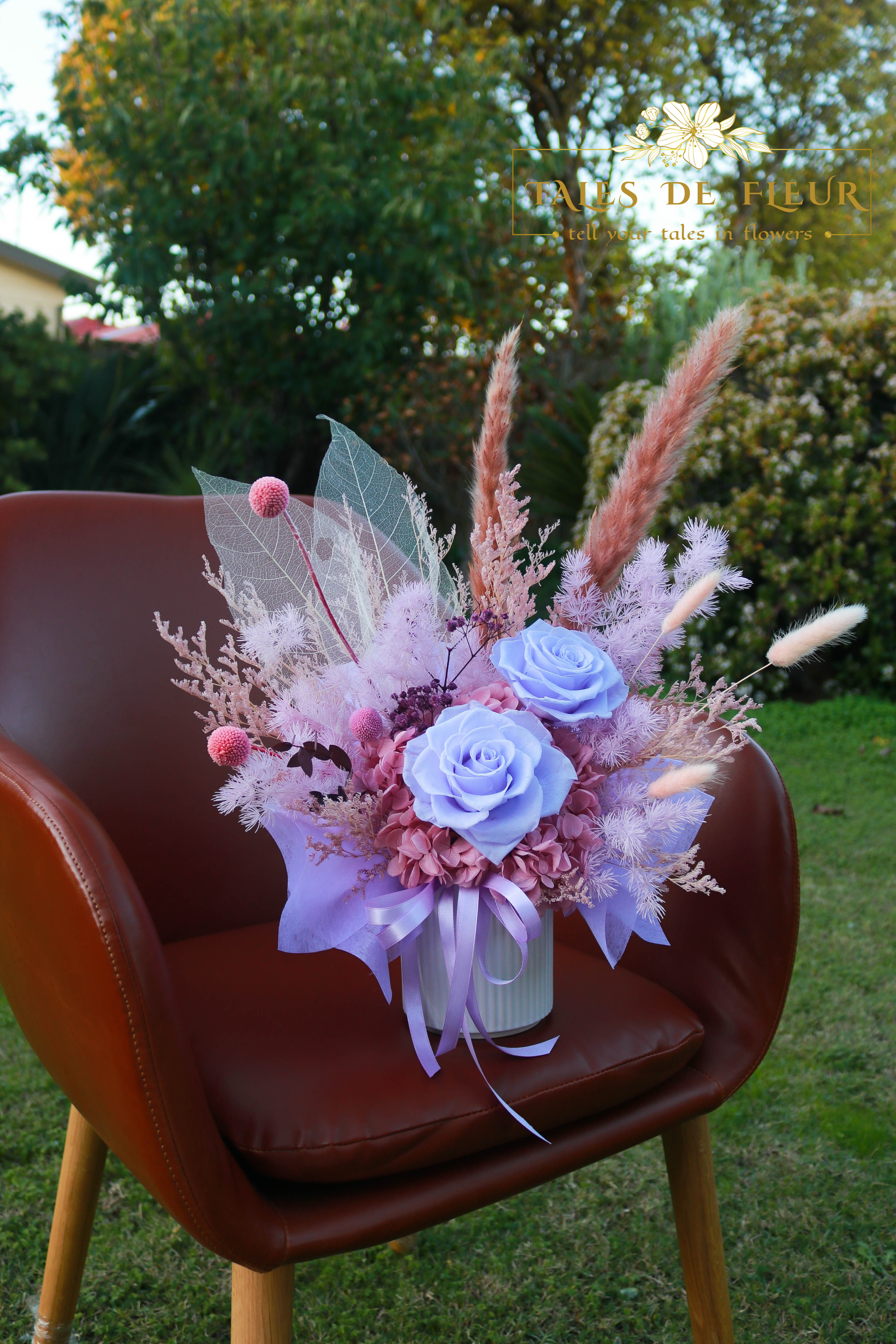 The Loyal Love"_Preserved Rose and Dried Flowers