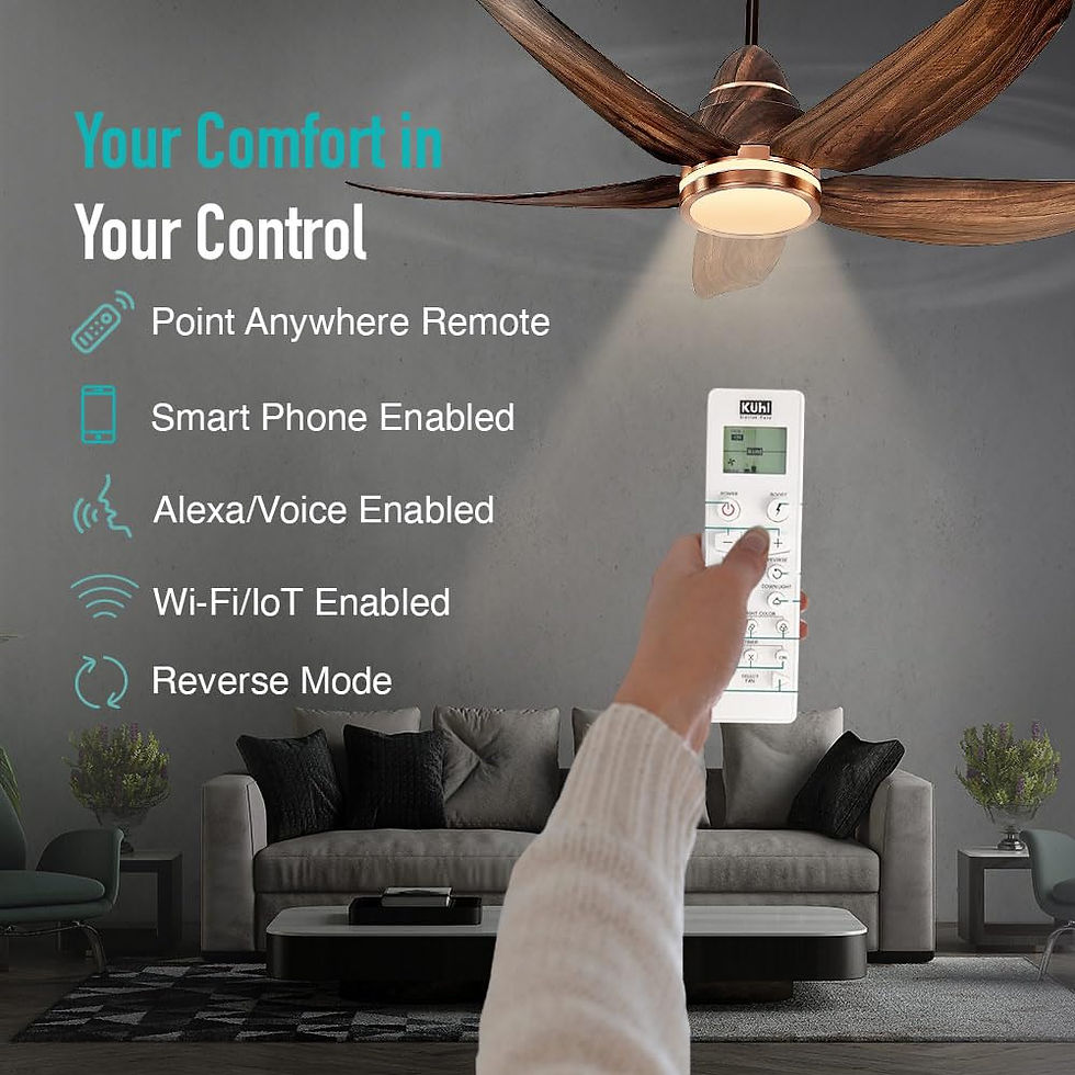 Thumbnail: Luxus C5 Ceiling Fan (Teak)