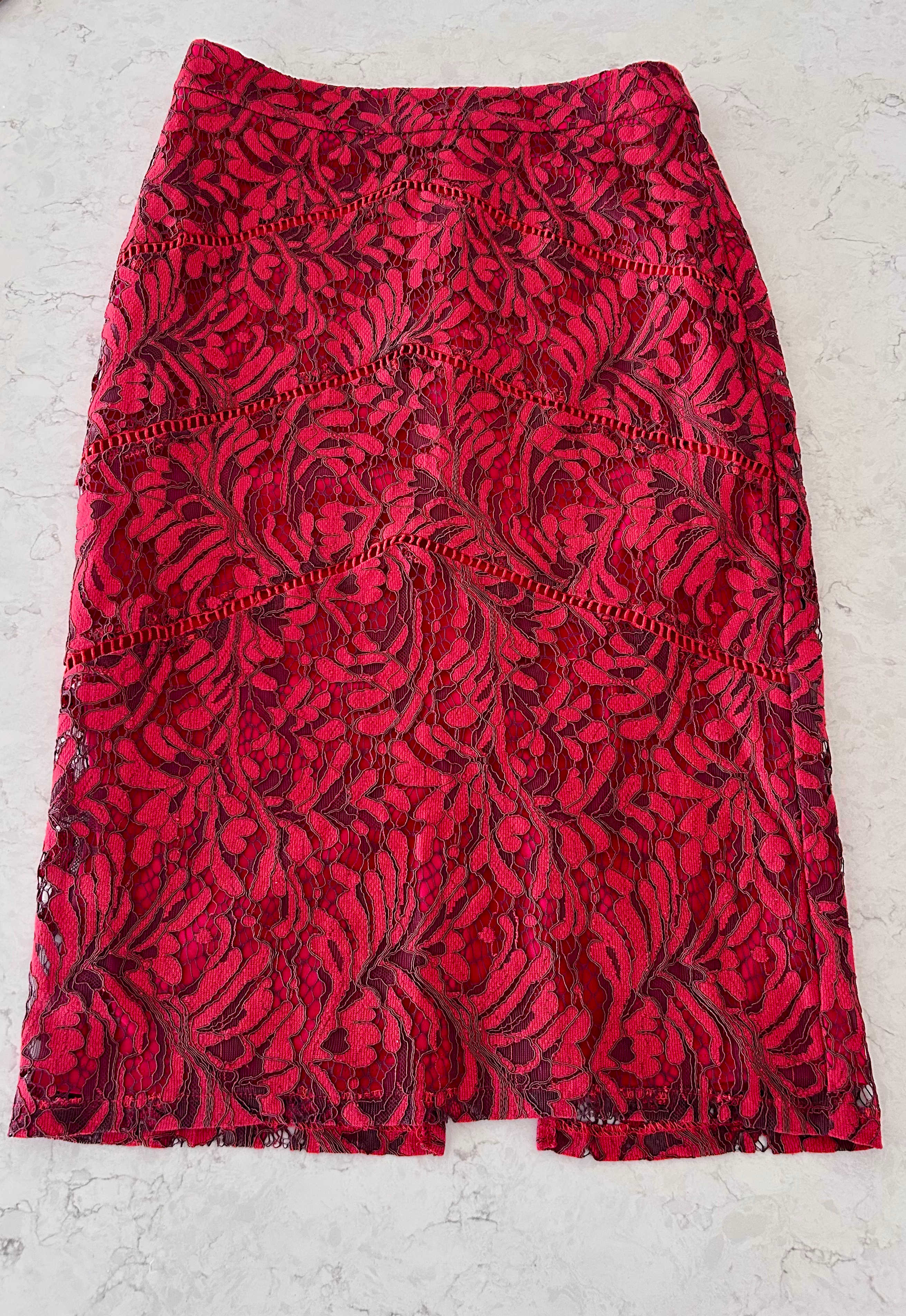 Small Folkster Lace Pencil Skirt