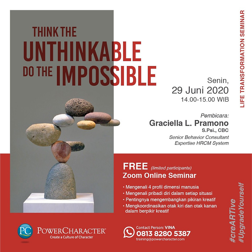 Think The Unthinkable Do The Impossible