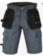 D2S Craftsman Flex Cargo Shorts-Gray with 12" Inseam