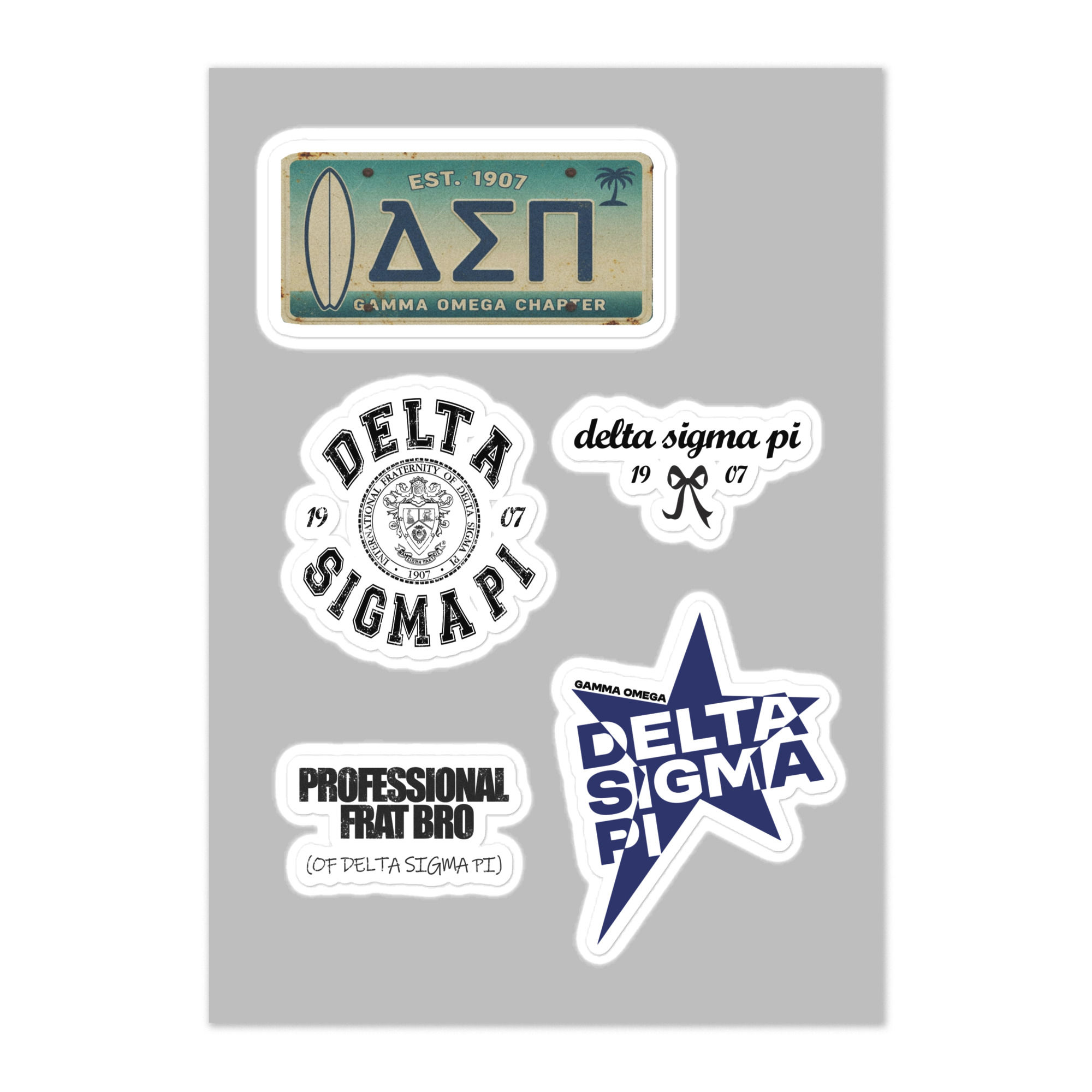 Deltasig Sticker Sheet '26