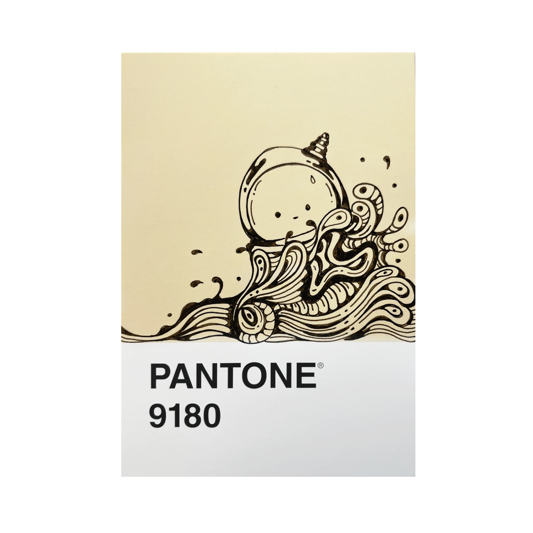 Pantone Postcard 9180